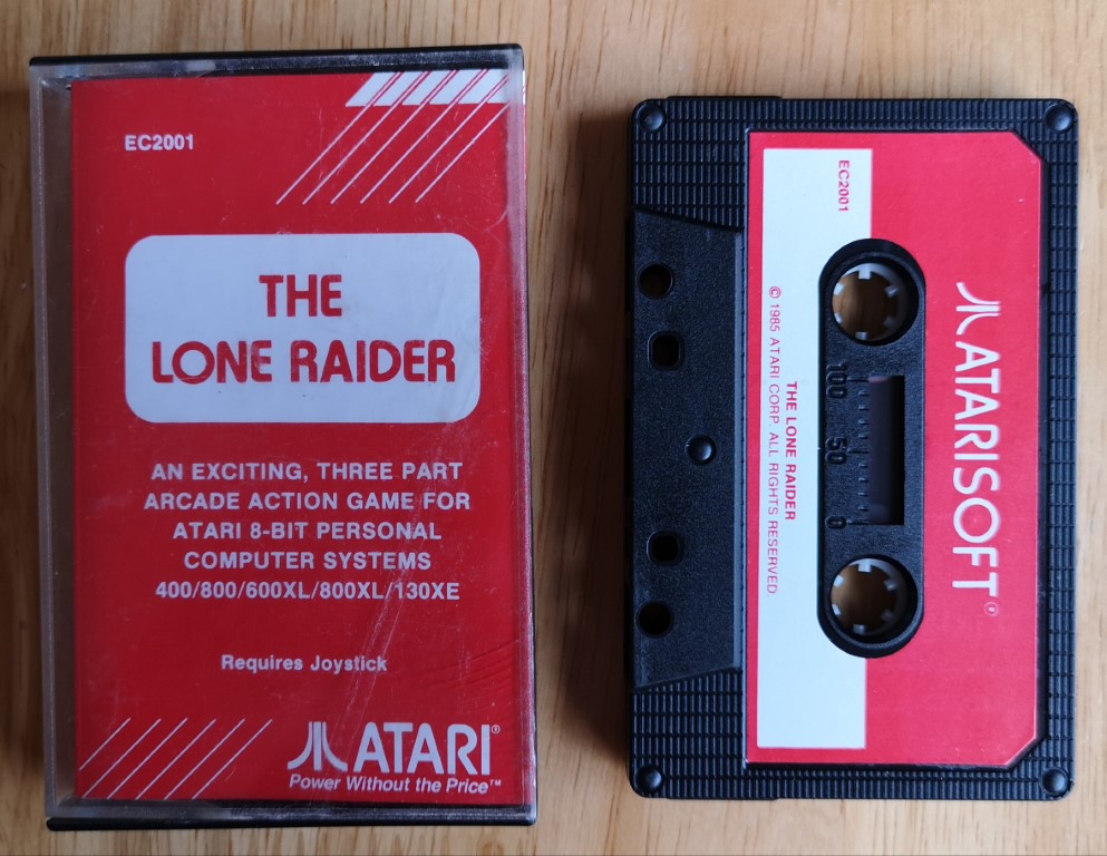 The Lone Raider Cassette For Atari Xl Xe Atari Collection