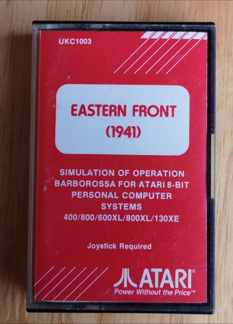 Eastern Front 1941 2nd Copy Cassette For Atari 400 800 XL XE